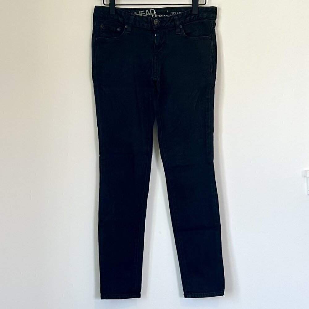 Bullhead Solana Black Extreme Skinny Jeans - Size 7
